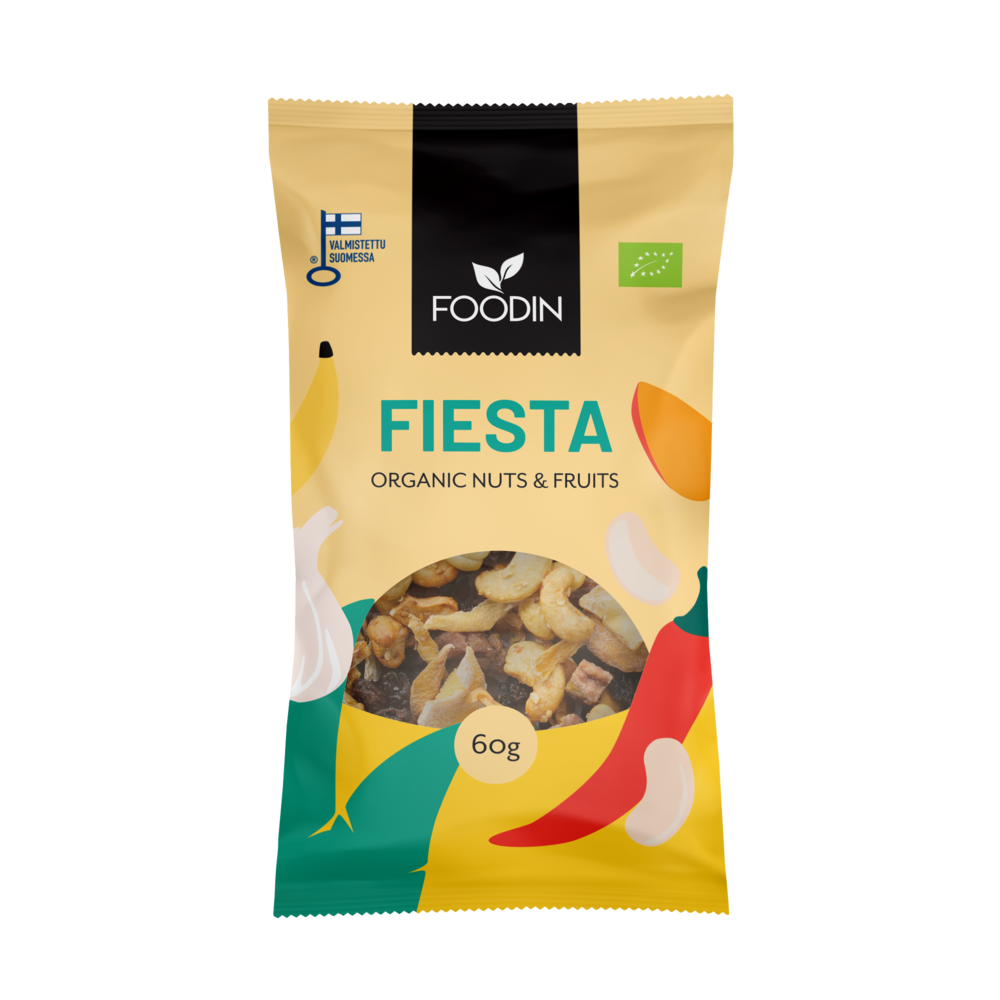 Foodin Nuts & Fruits, Fiesta (60 g)