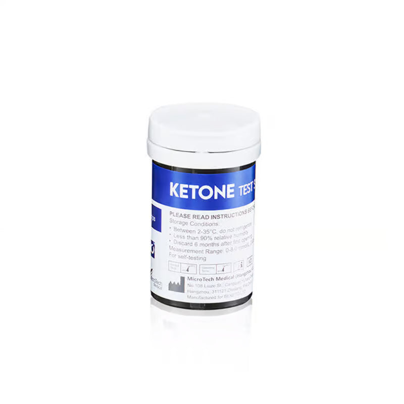 BeKeto Ketone Test Strips for GluKeto Meter (50 strips)