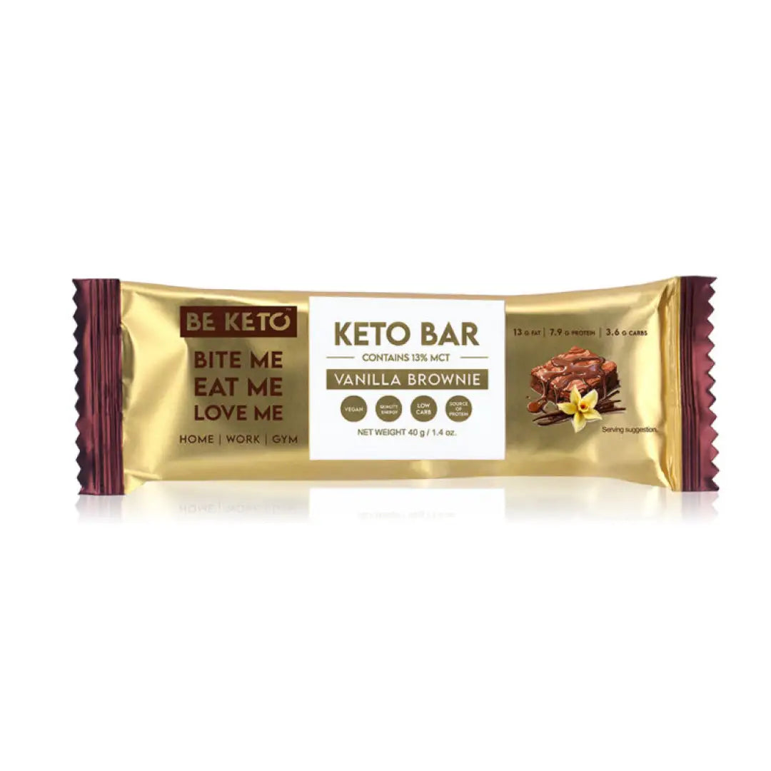 Beketo bars box - vanilla brownie (12x40g) - food