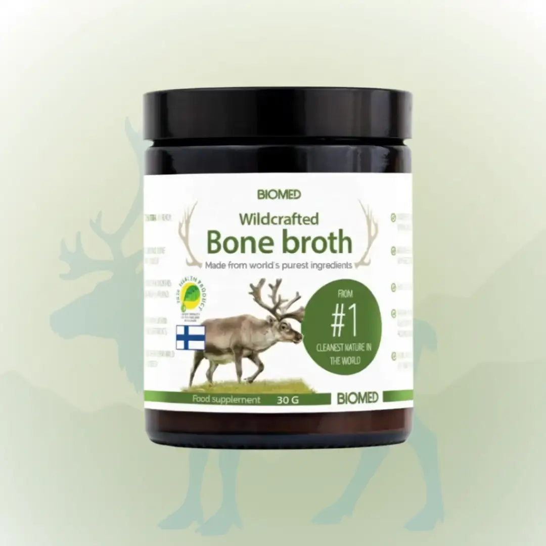 Biomed wildcrafted reindeer bone broth powder (30 g) - food