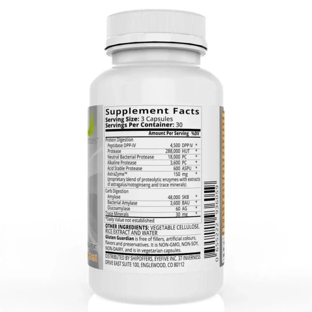 Bioptimizers gluten guardian (90 caps) - supplement