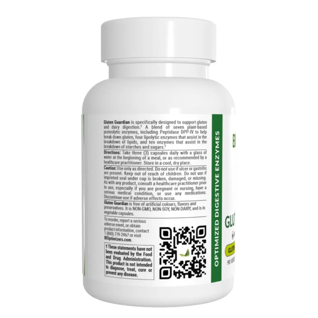 Bioptimizers gluten guardian (90 caps) - supplement