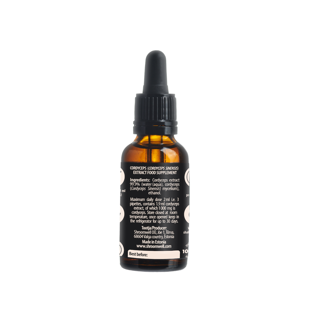 Estratto di Cordyceps Shroomwell (30 ml)