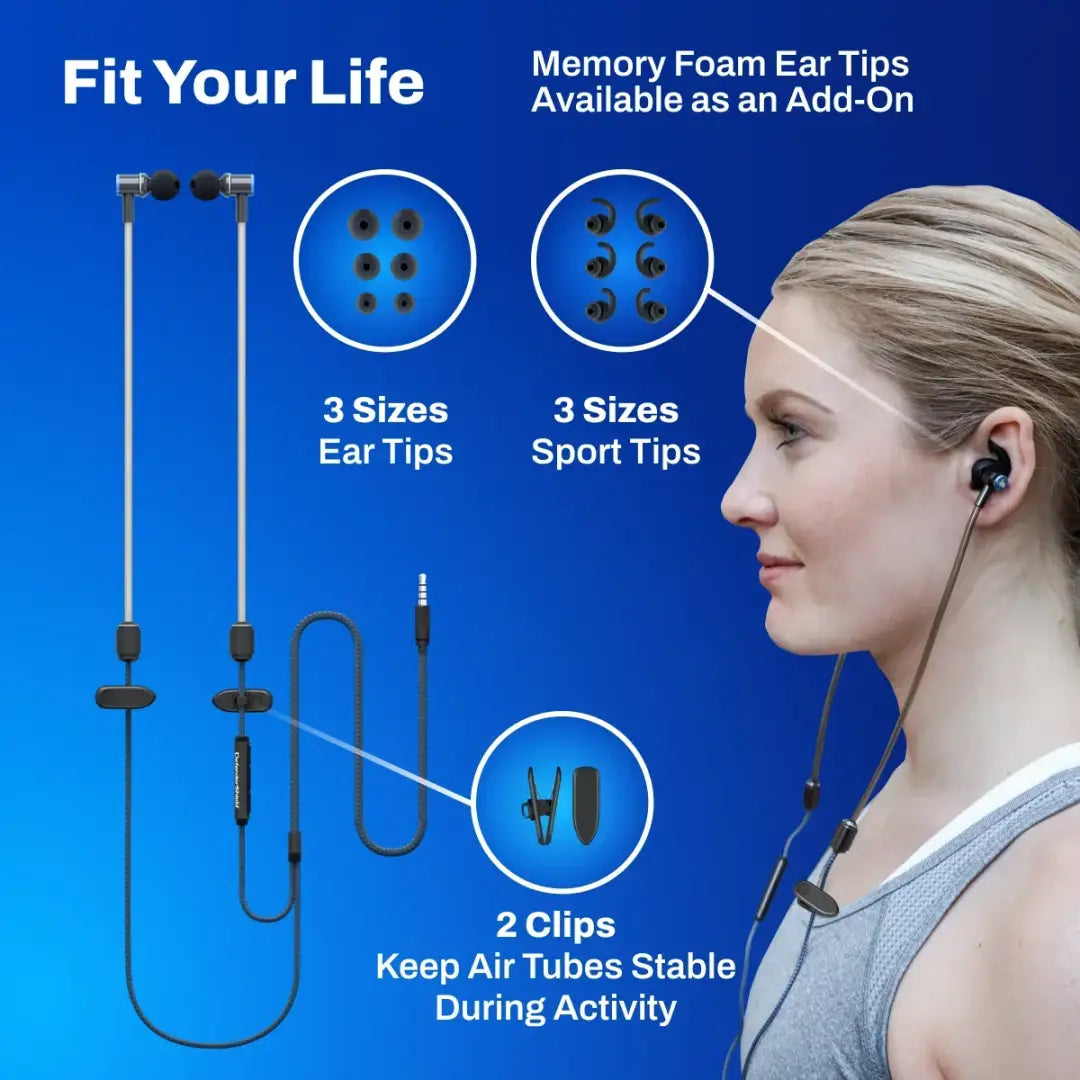 Defendershield emf radiation-free earbud headphones - device