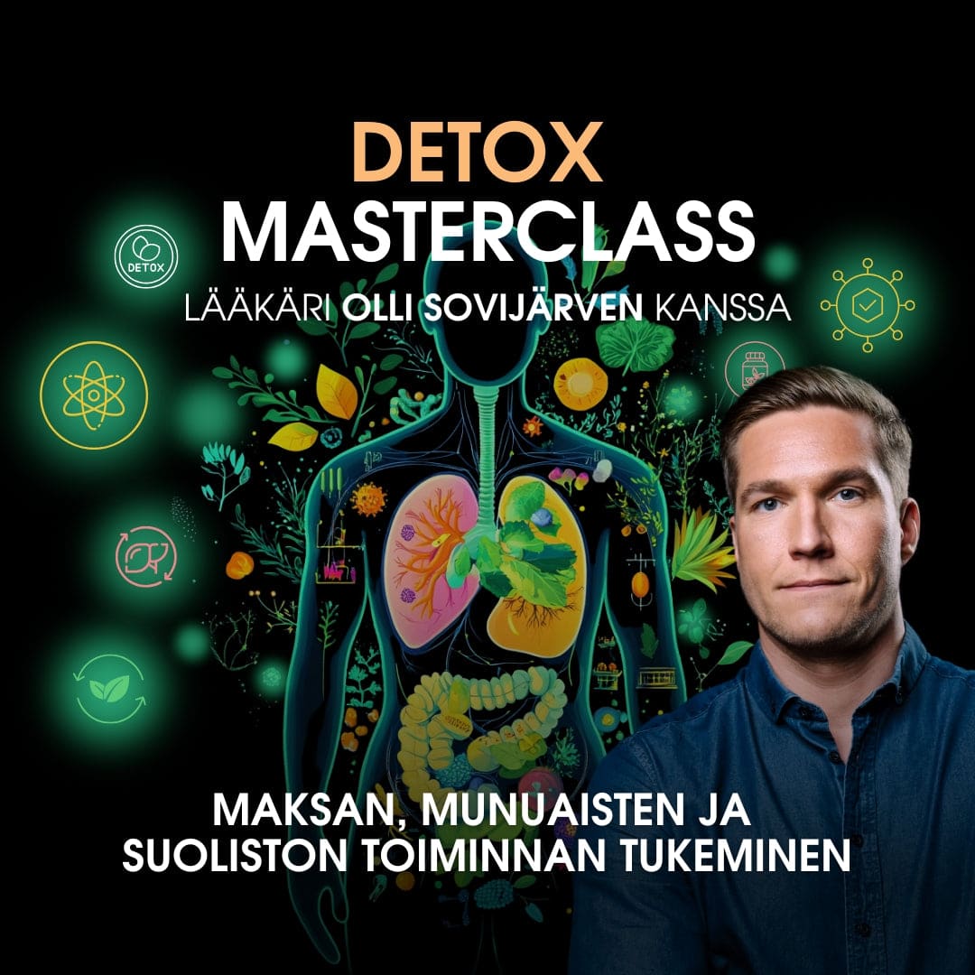 Detox masterclass: maksan suoliston ja munuaisten toiminnan