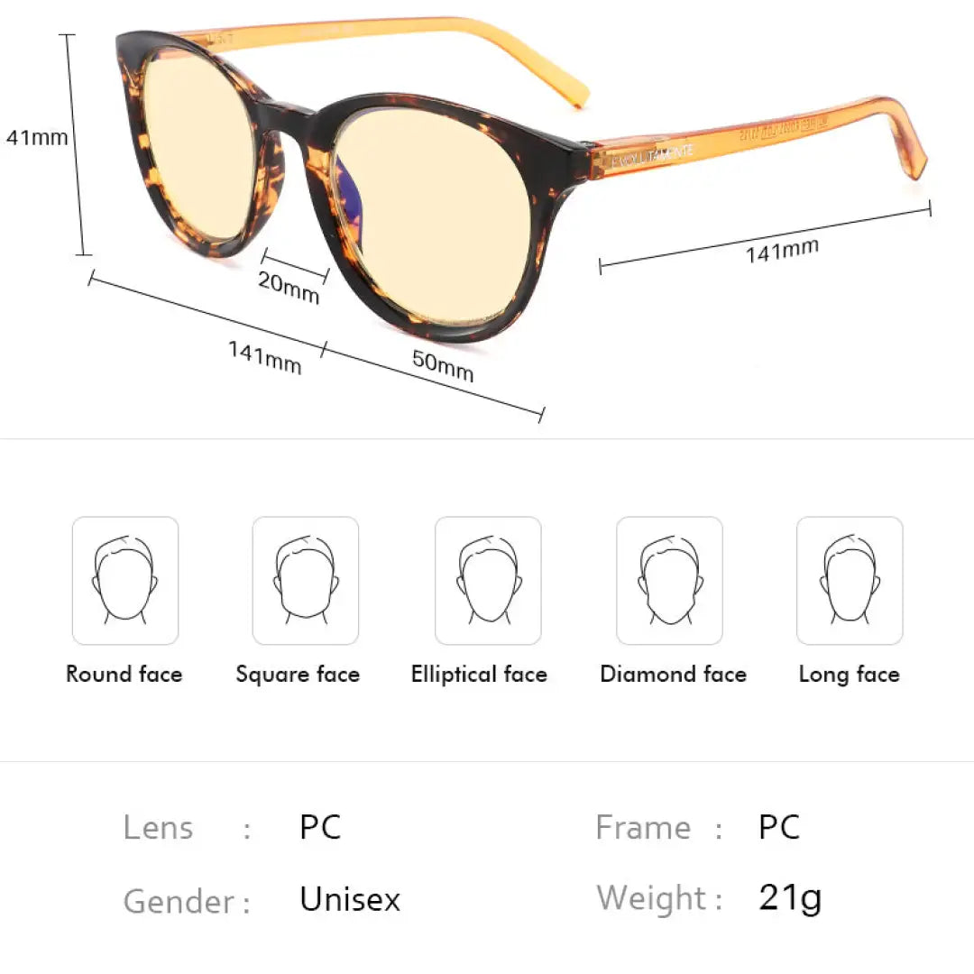 Evolutamente celebrity glasses (clear daytime lens) - device