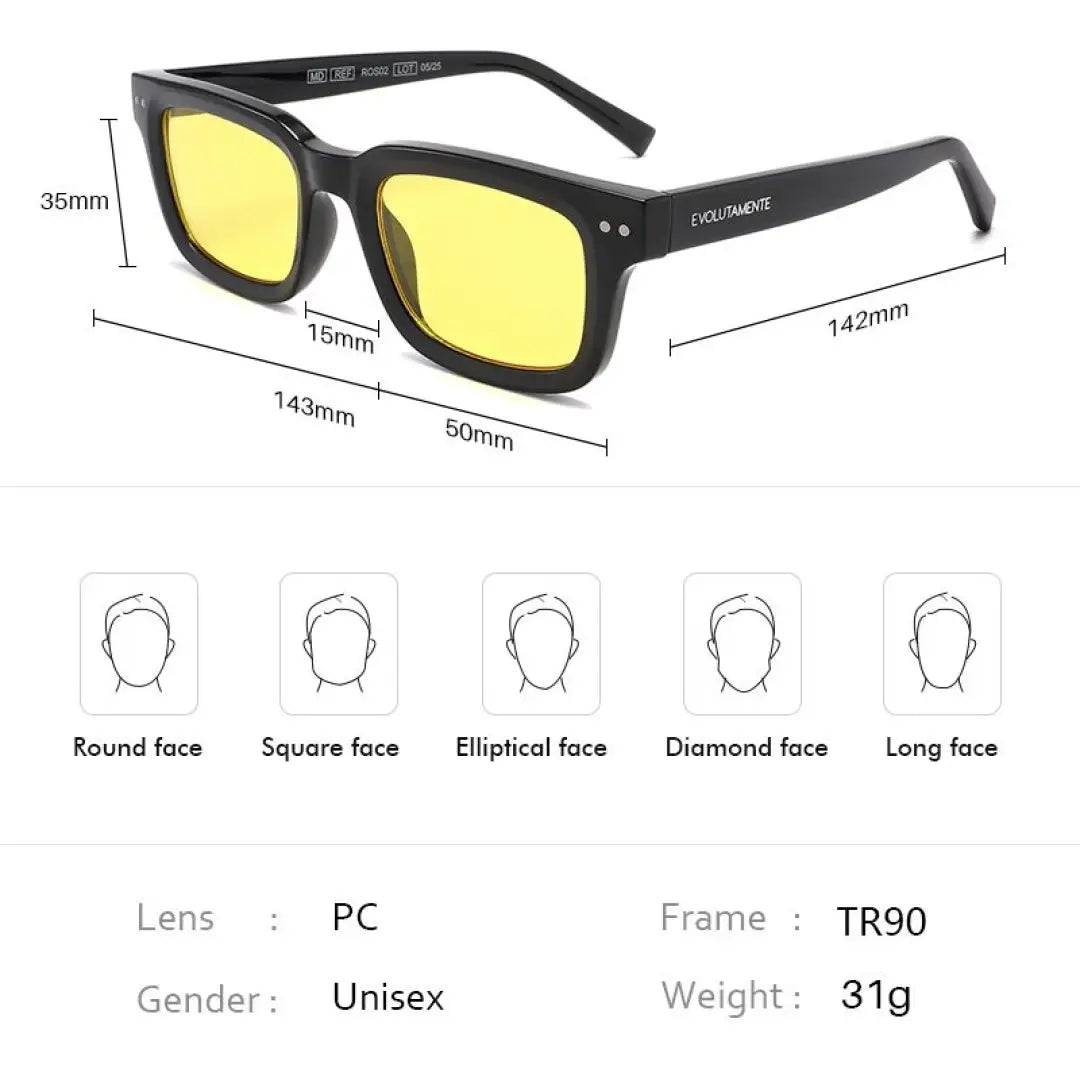 Evolutamente dex glasses (yellow high-protection lens)