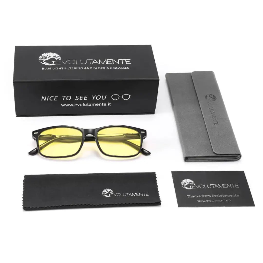 Evolutamente joy glasses (yellow high-protection lens)