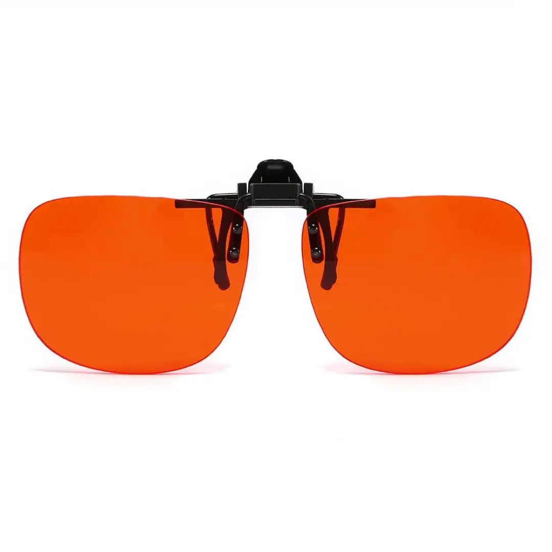 Evolutamente red clip-on lenses - device