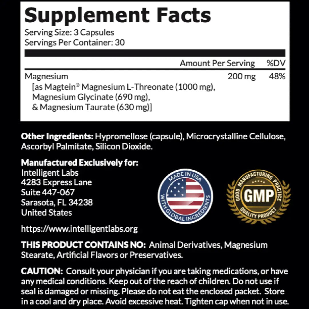 Intelligent labs magenhance magnesium complex (90 caps)