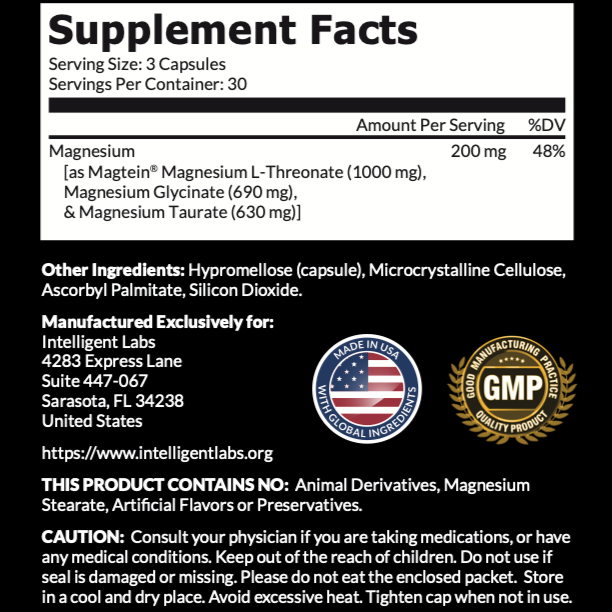 Intelligent Labs Magenhance Magnesium Complex (90 caps)