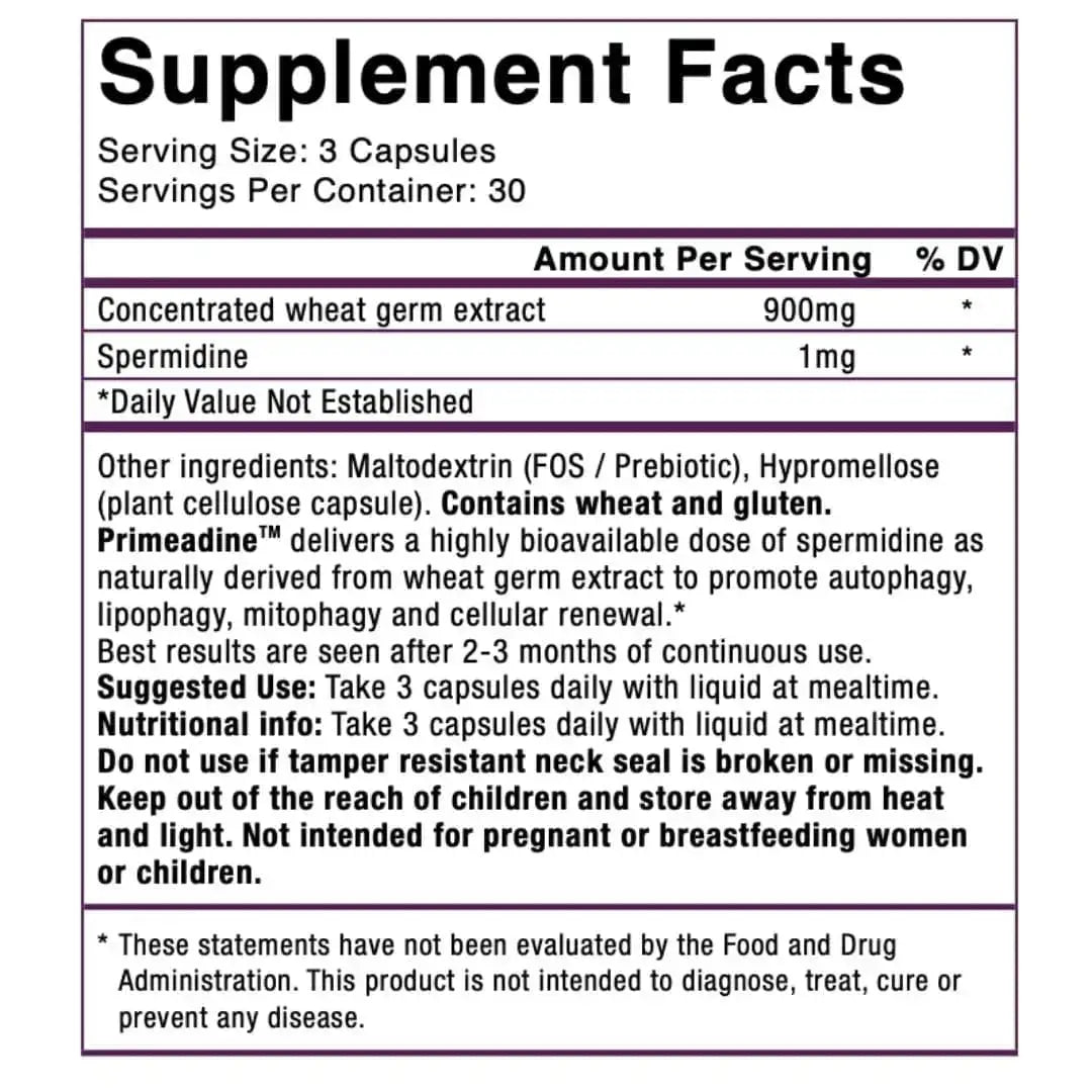 Oxford healthspan primeadine (90 caps) - supplement