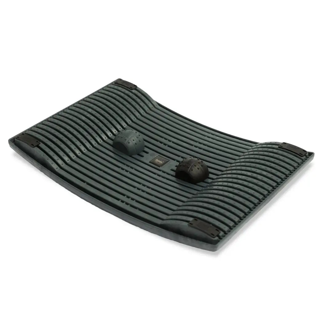 Portable wooden standing desk (full set) - graphite - device