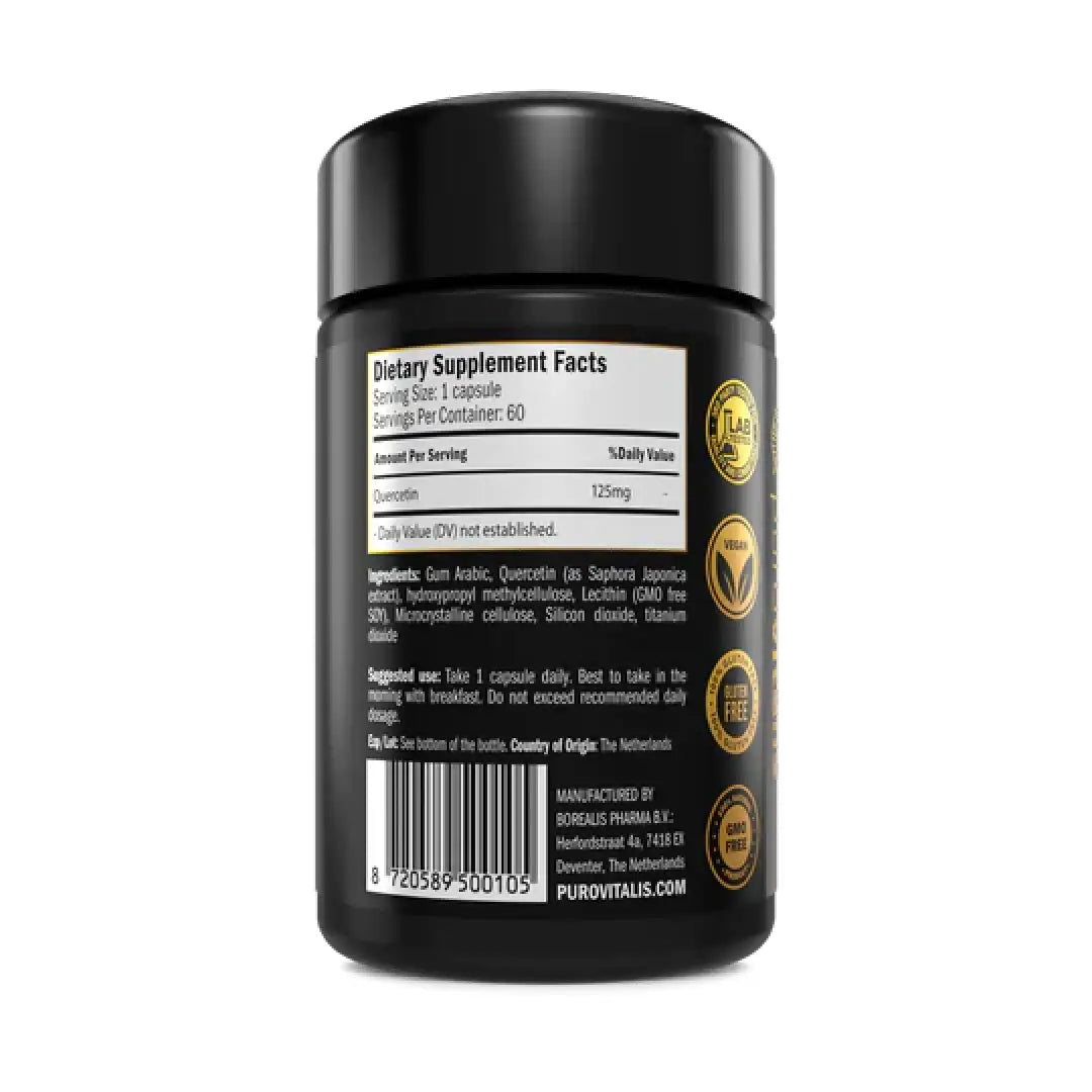 Purovitalis liposomal quercetin (60 caps) - supplement
