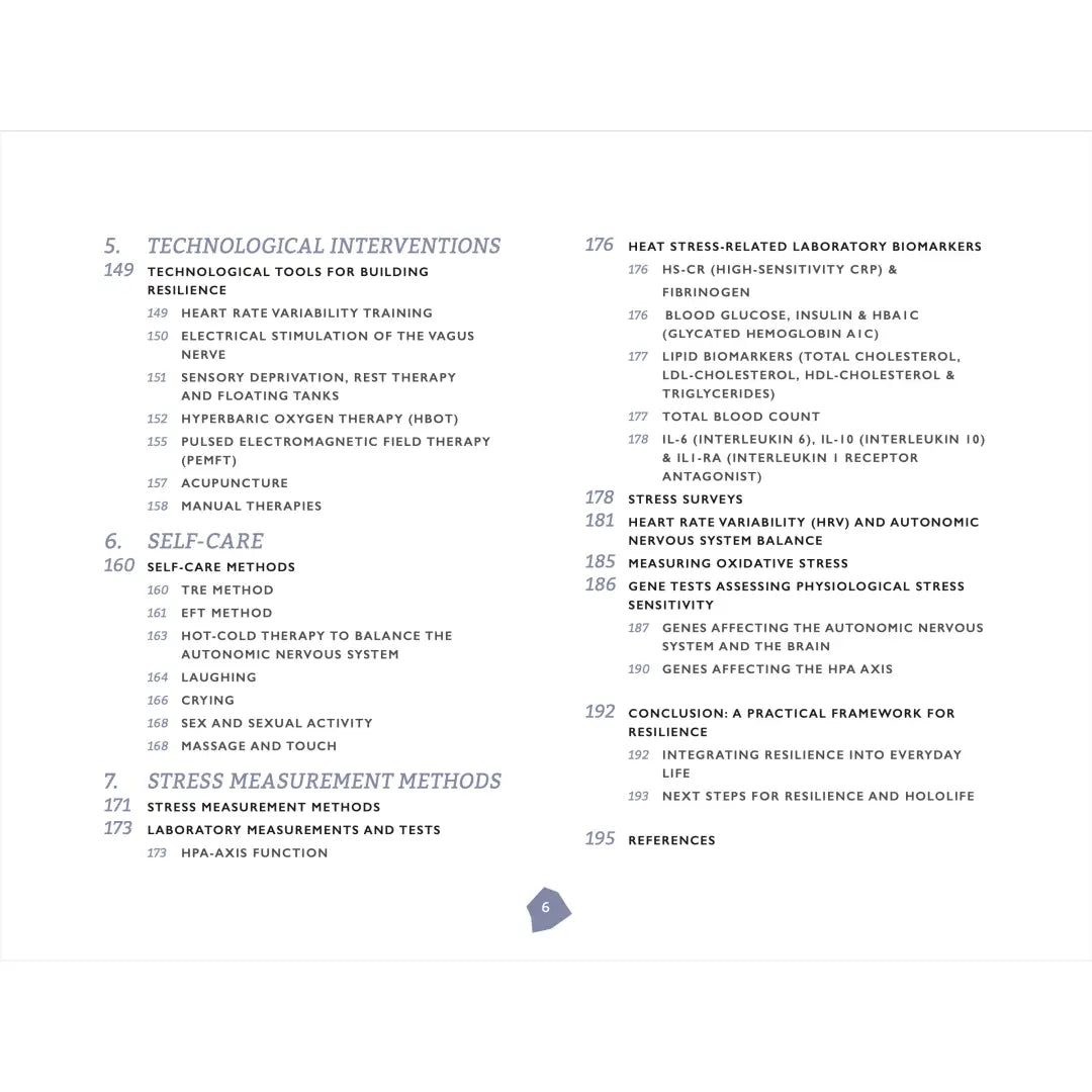 The resilient being: mastering the biology of stress &