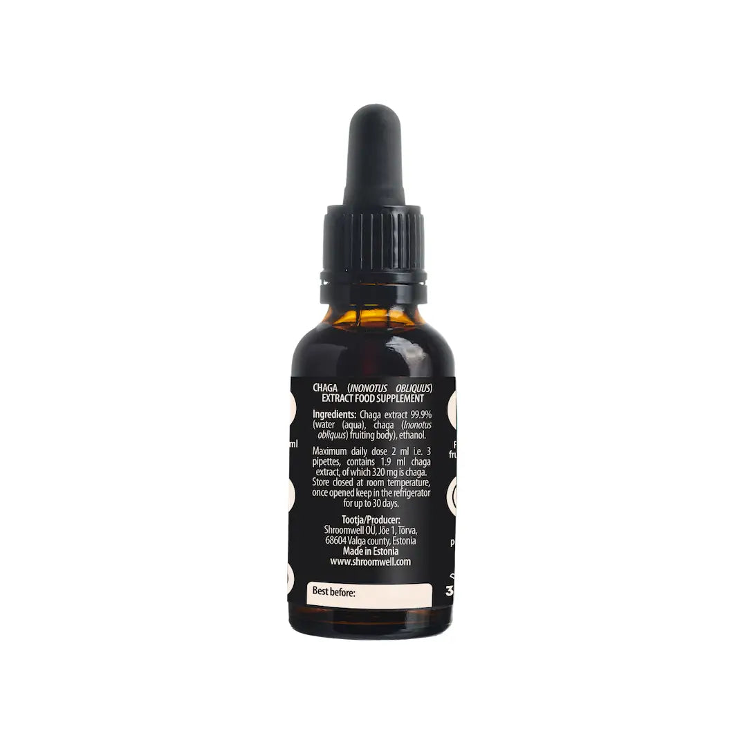 Shroomwell chaga extract (30 ml) - supplement