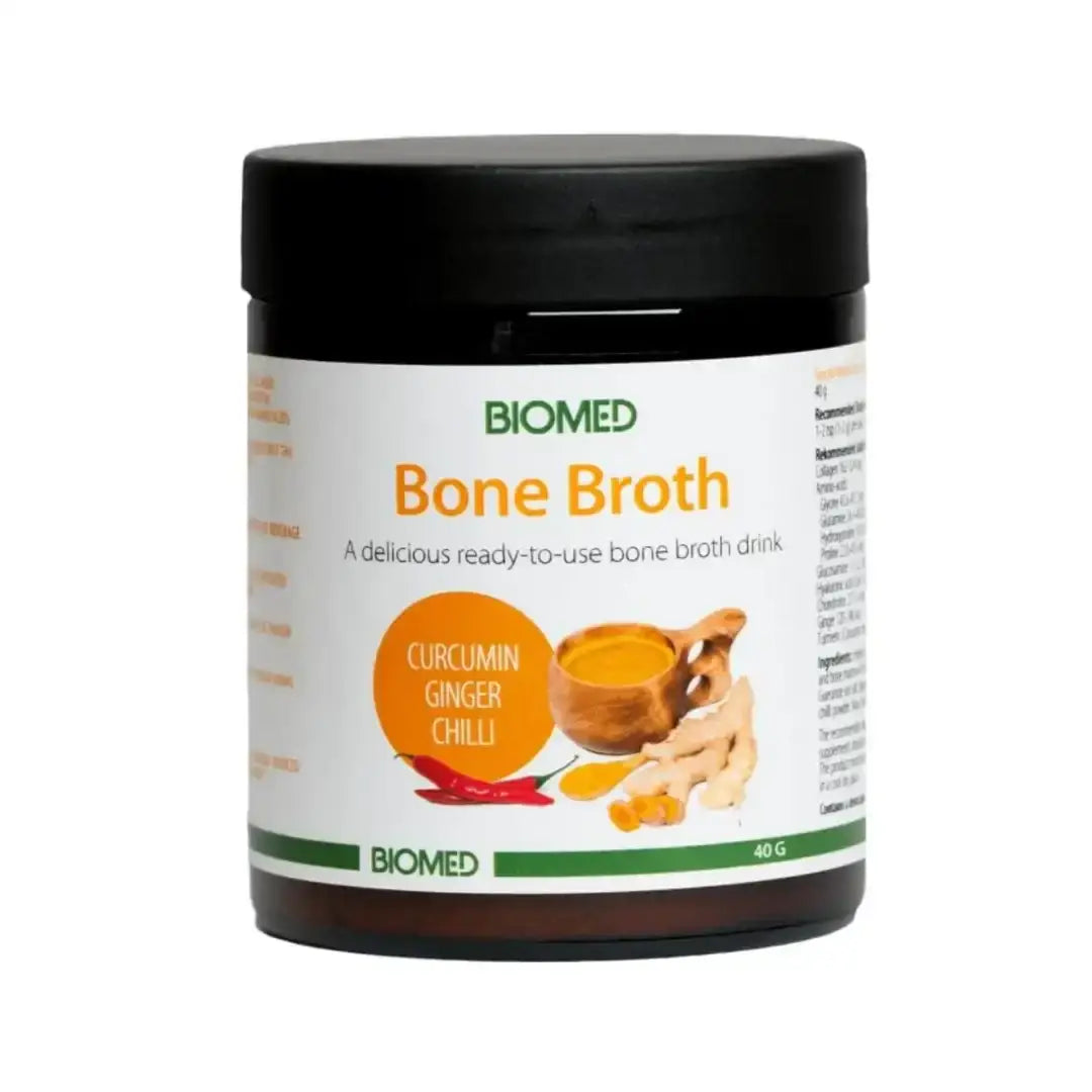 Wildcrafted reindeer bone broth powder – curcumin + ginger