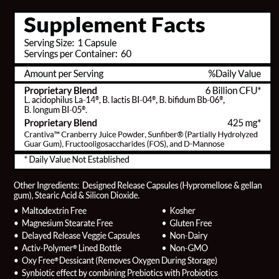 Intelligent Labs Womens' Probiotics (60 caps)