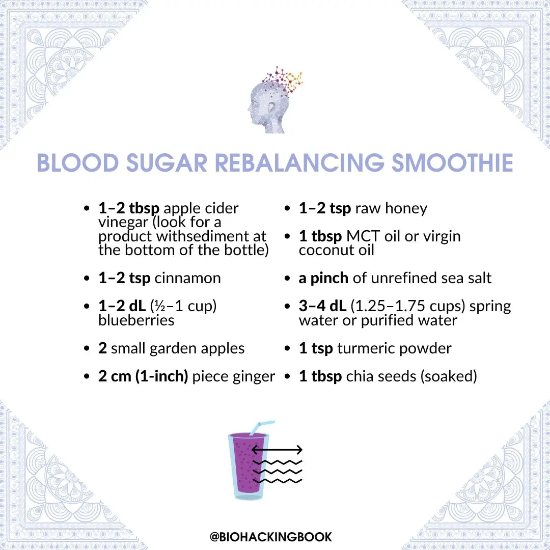 Blood sugar rebalancing smoothie