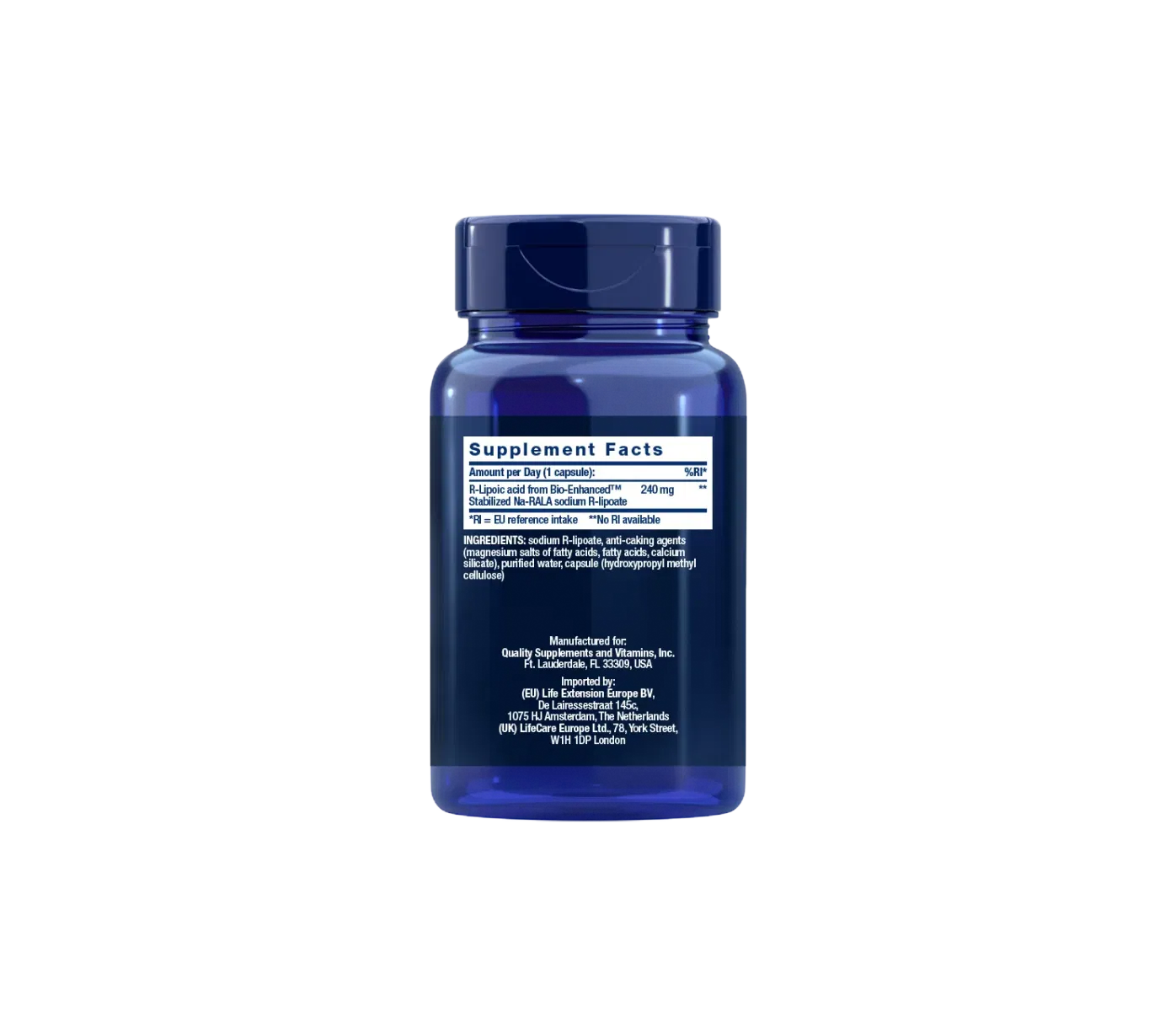 Life Extension Super R-Lipoic Acid (240 мг)