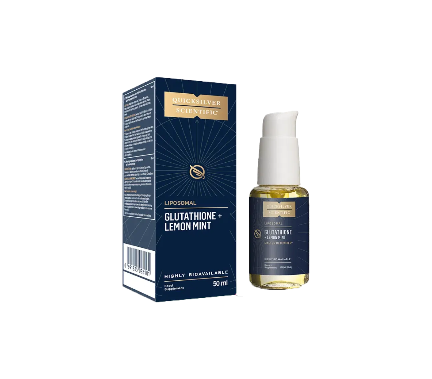 Quicksilver Liposomaalinen glutationi (50 ml)