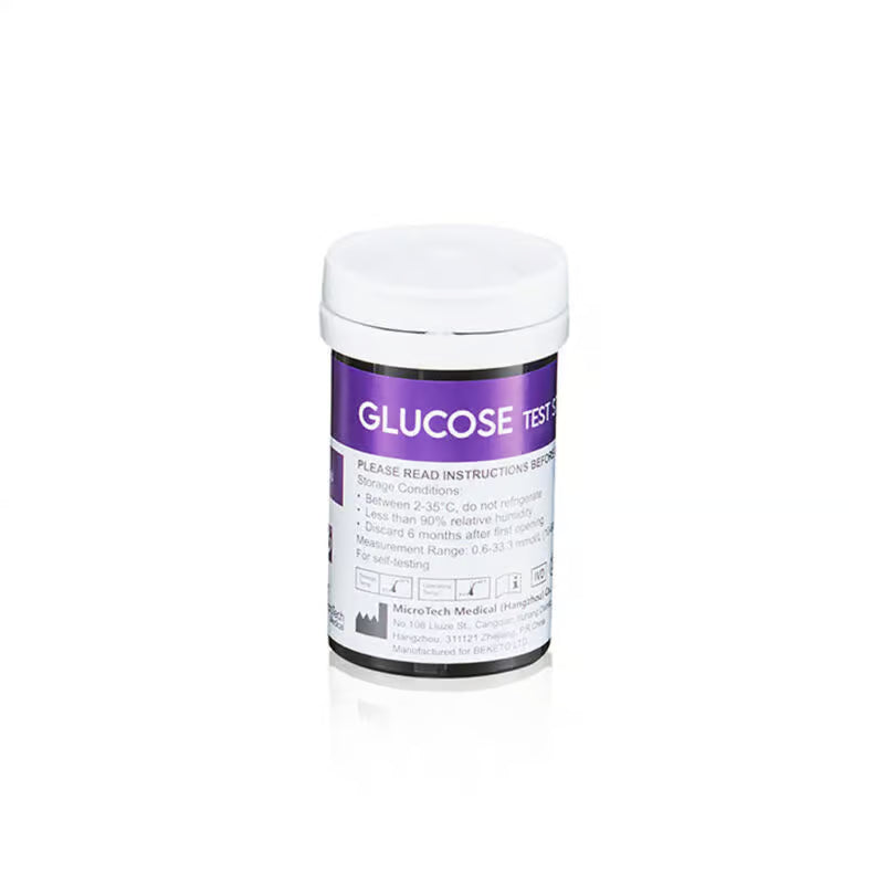 BeKeto Glucose Test Strips for GluKeto Meter (50 strips)