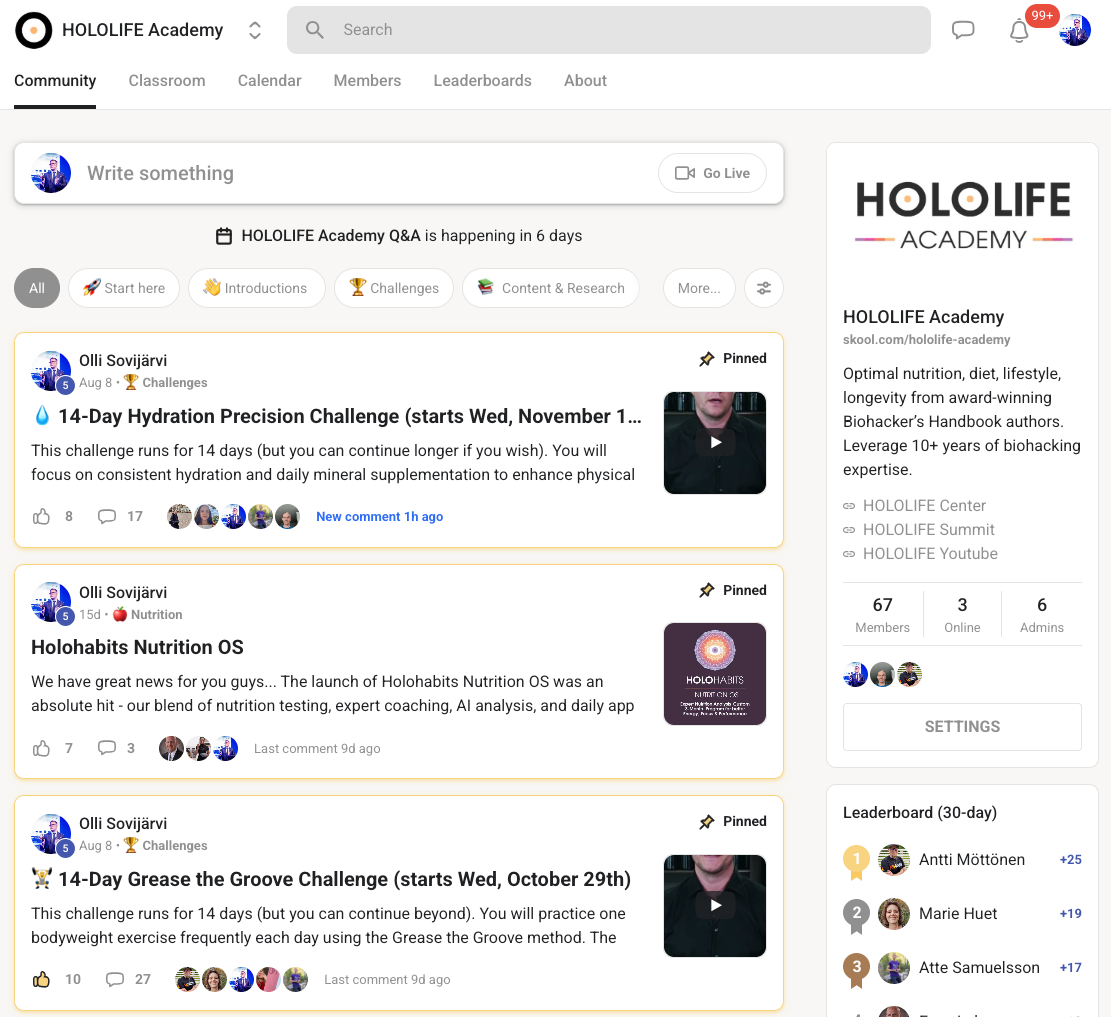 HOLOLIFE Academy Lifetime Membership