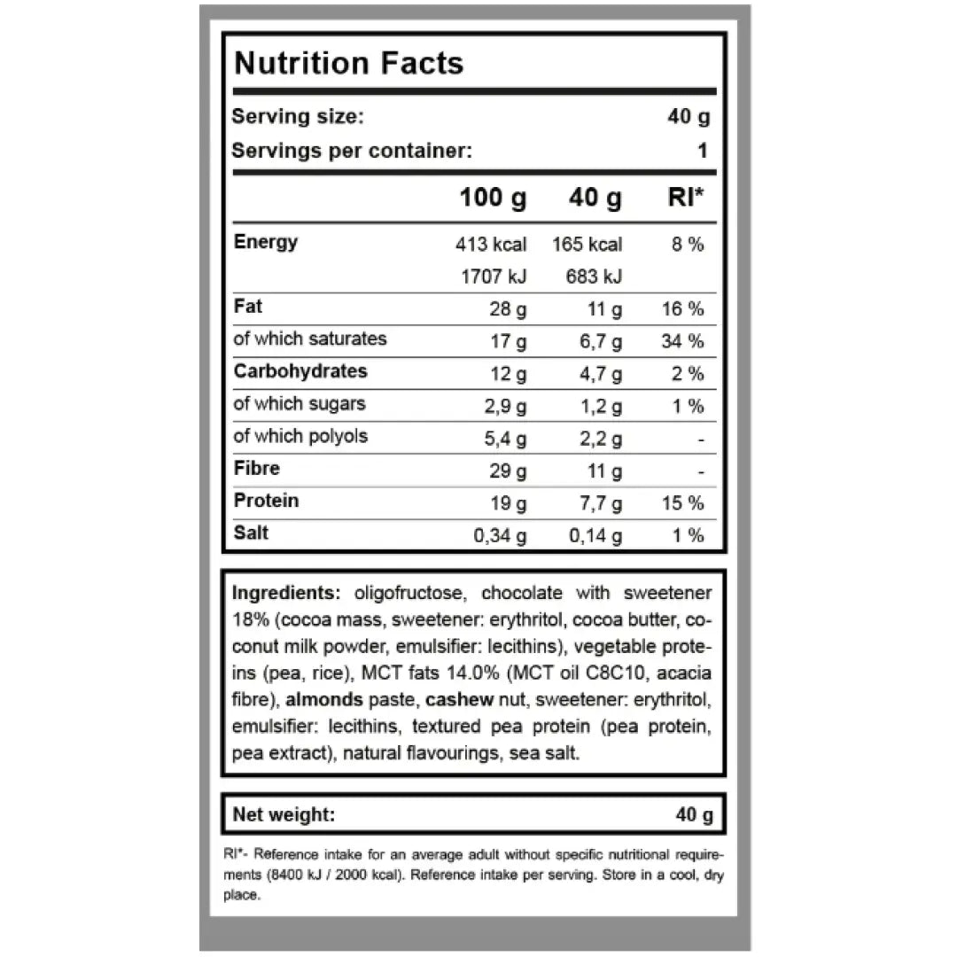 Beketo bars box - salted caramel (12x40g) - food