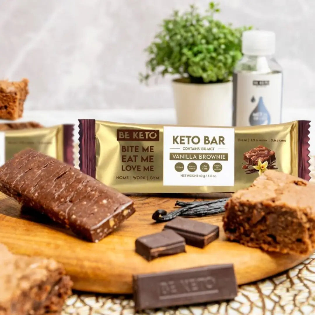 Beketo bars box - vanilla brownie (12x40g) - food