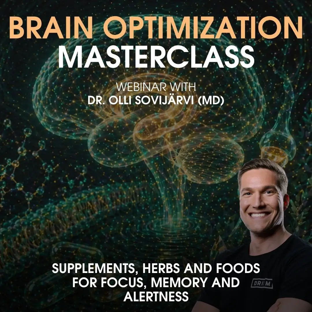 Brain optimization masterclass: supplements herbs and foods