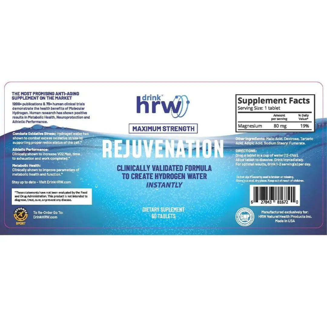 Drink hrw rejuvenation (60 tablets) - supplement