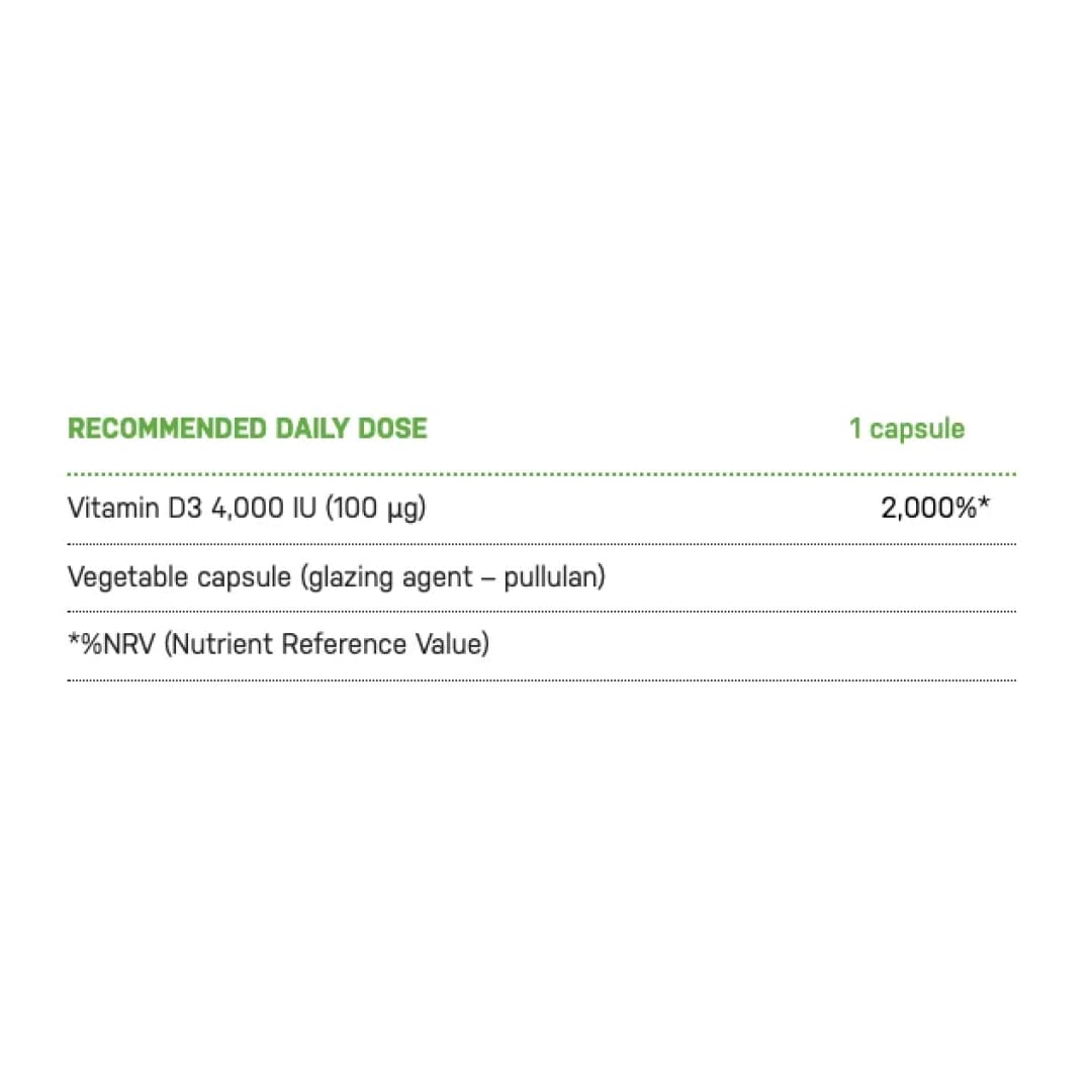 Ecosh Vitamin D3 4000-IU (90 kapslí)