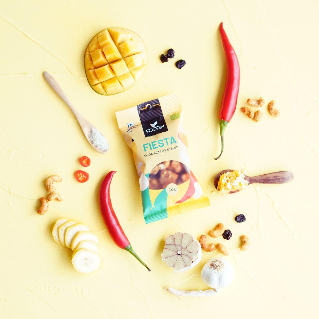 Foodin Nuts & Fruits, Fiesta (60 g)