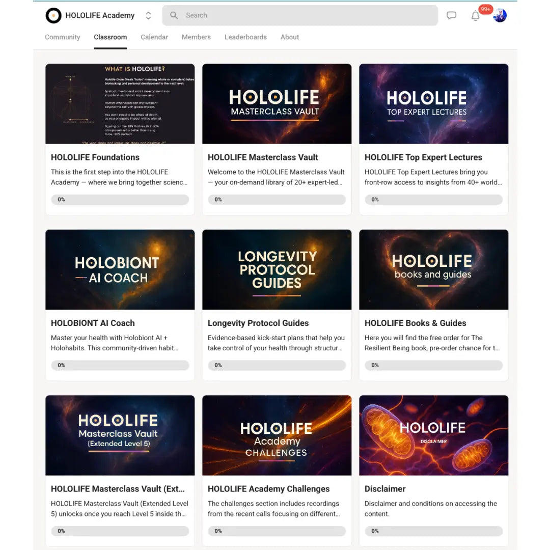 Hololife academy lifetime membership - online course