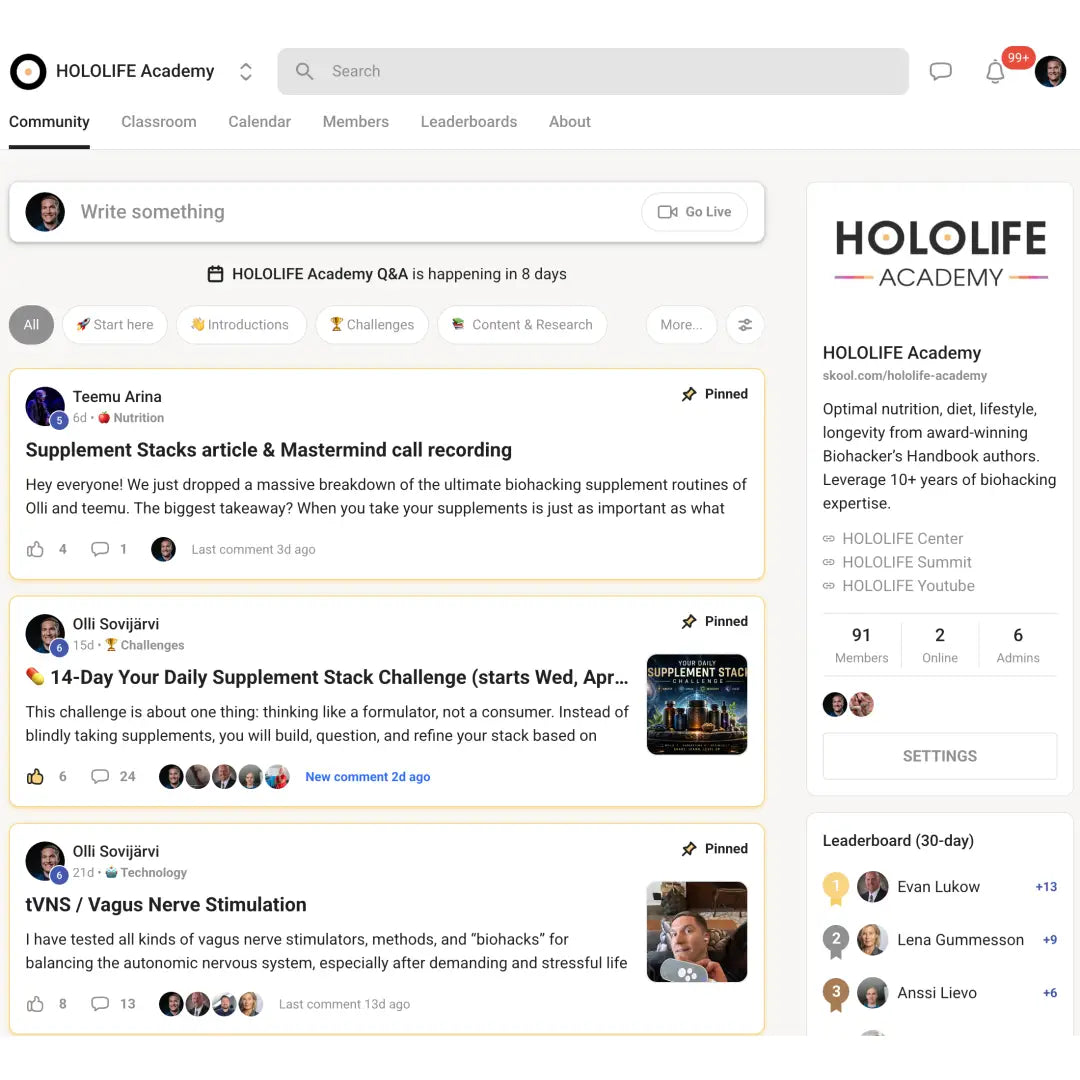 Hololife academy lifetime membership - online course