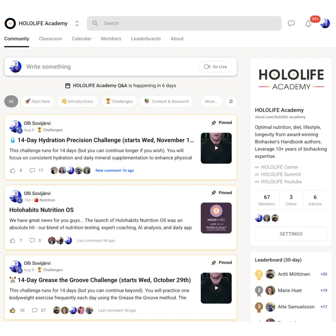 Hololife academy lifetime membership - online course
