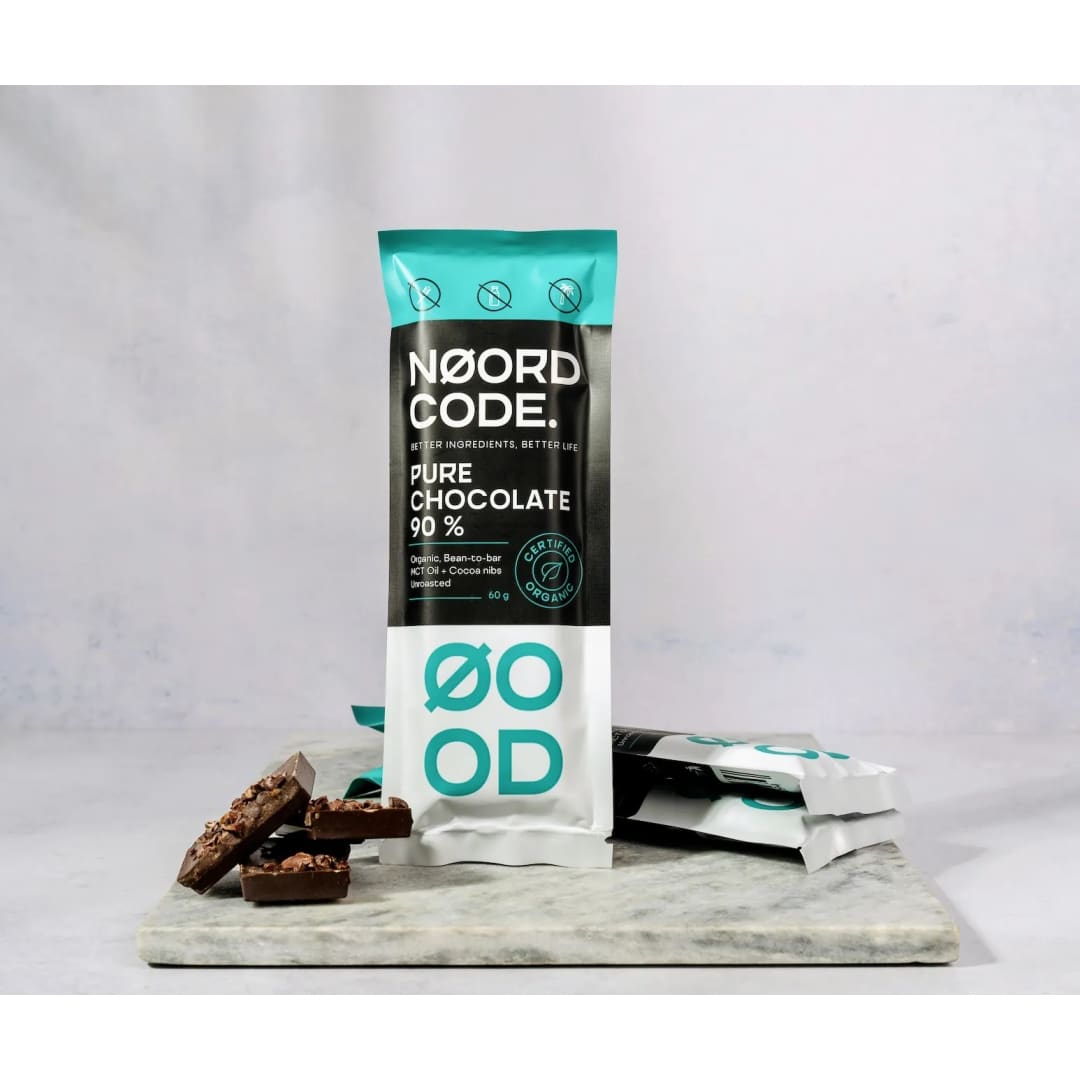NoorCode Økologisk ren chokolade 90% (12 x 60 g)