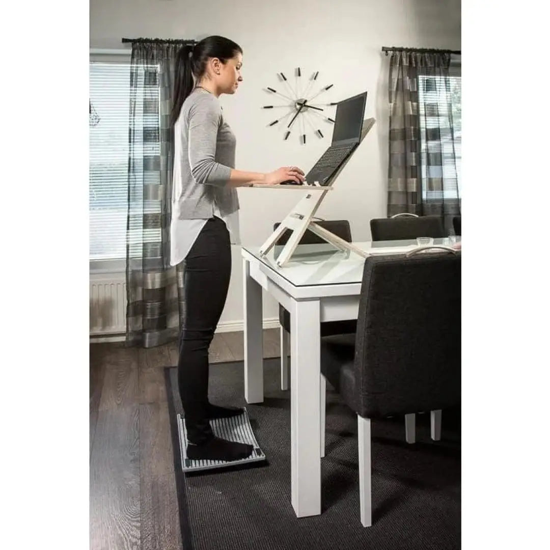 Portable wooden standing desk (full set) - device