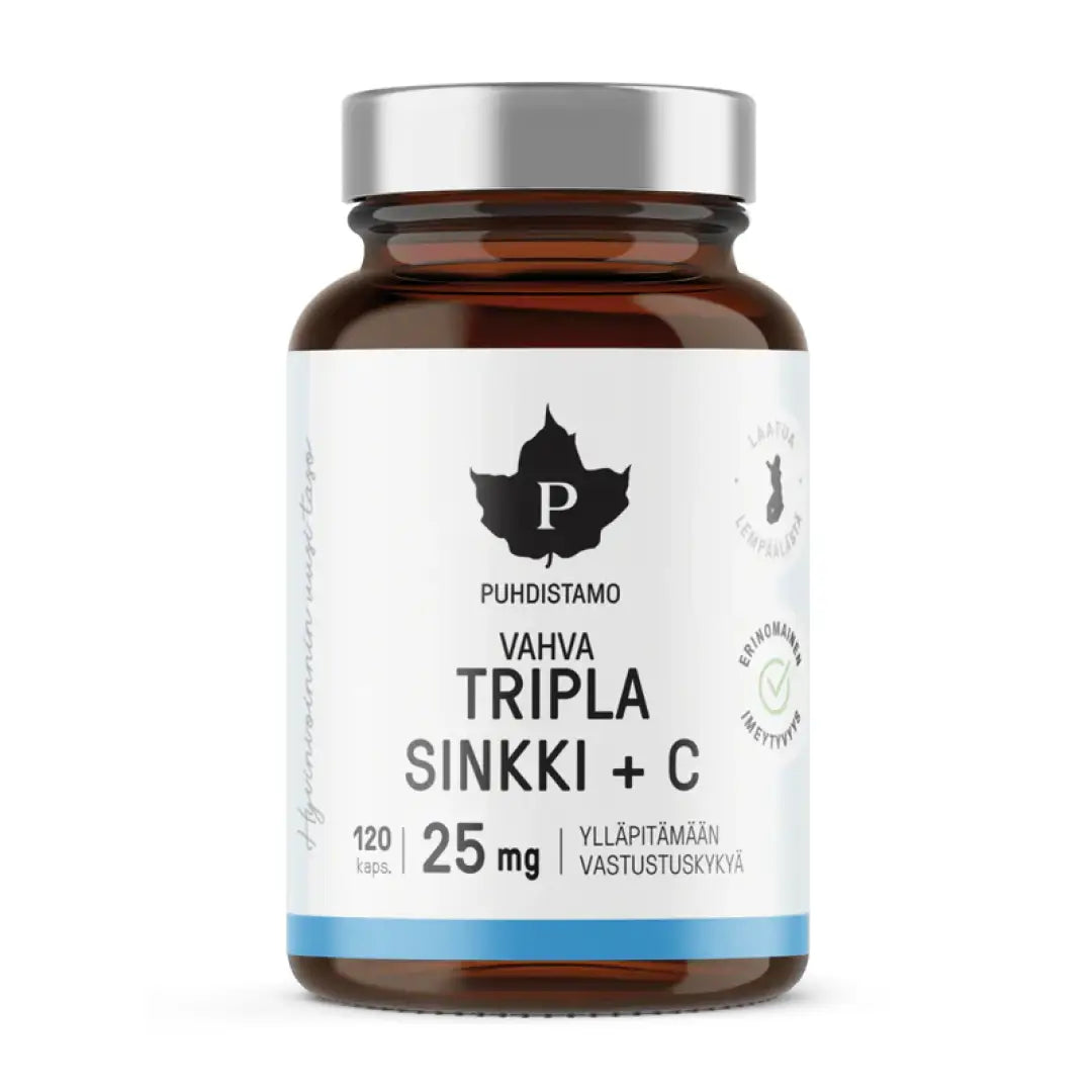 Puhdistamo triple zinc + c (120 caps) - supplement