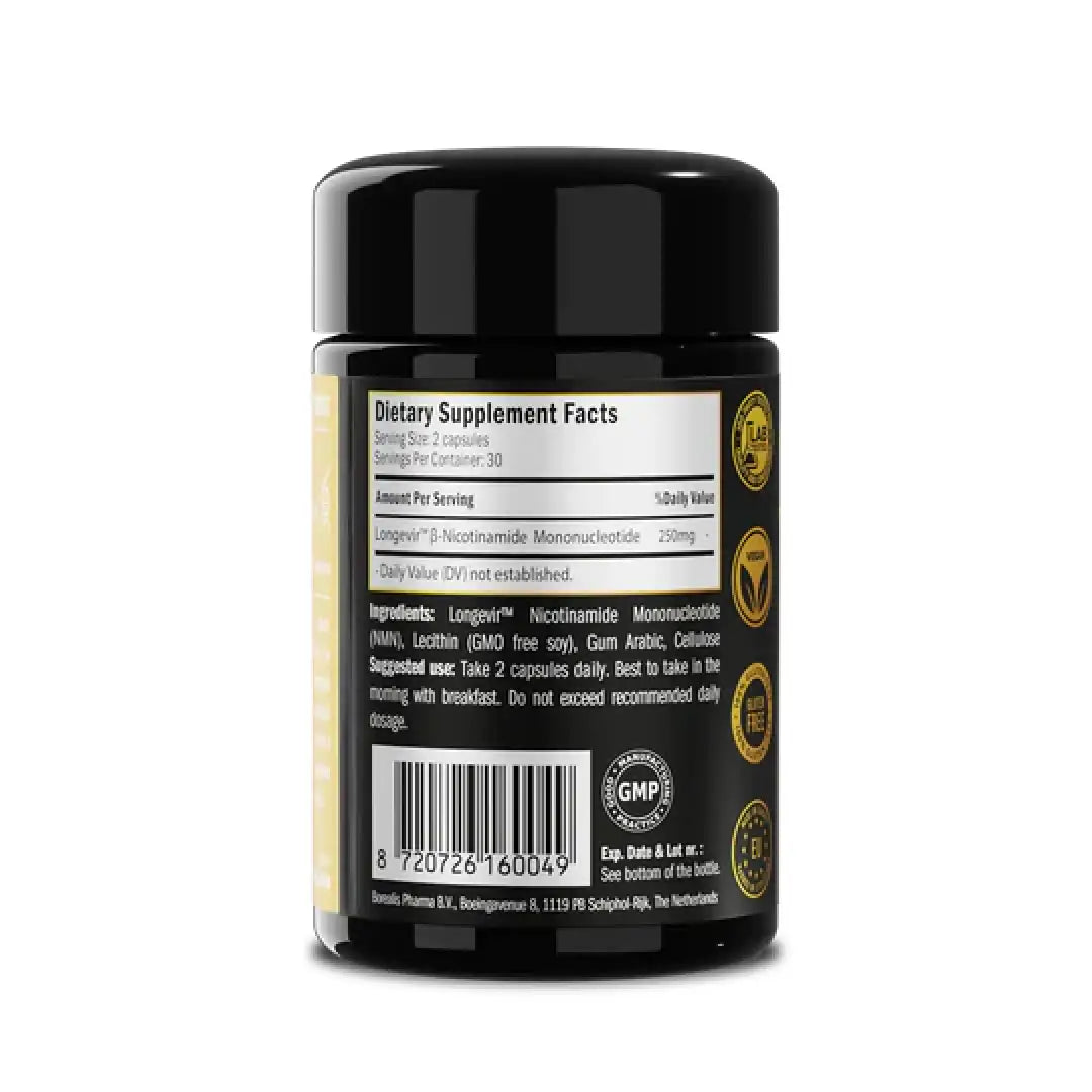 Purovitalis liposomal nmn (30 or 60 caps) - supplement