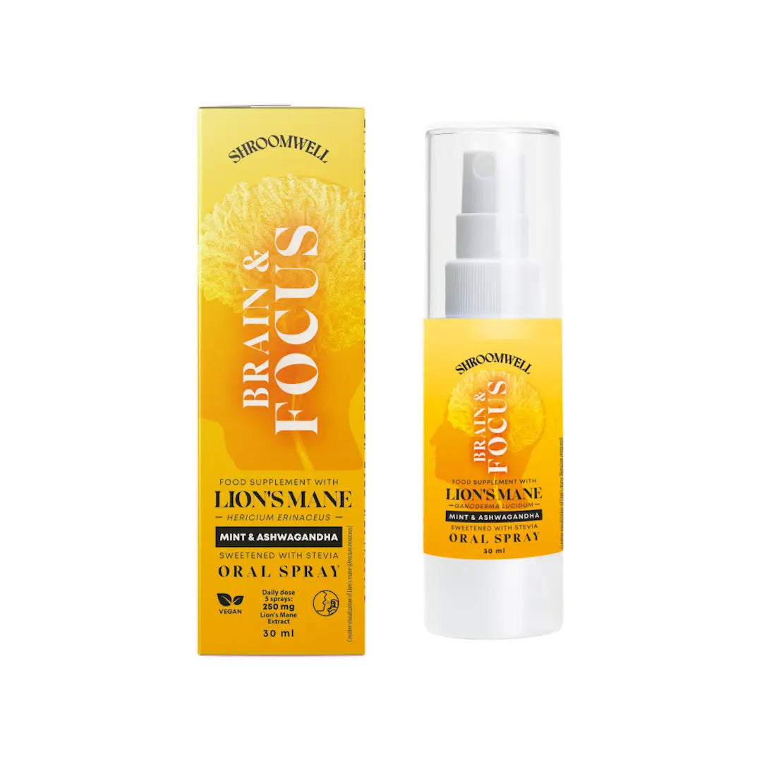 Shroomwell brain & focus spray (30 ml) - supplement