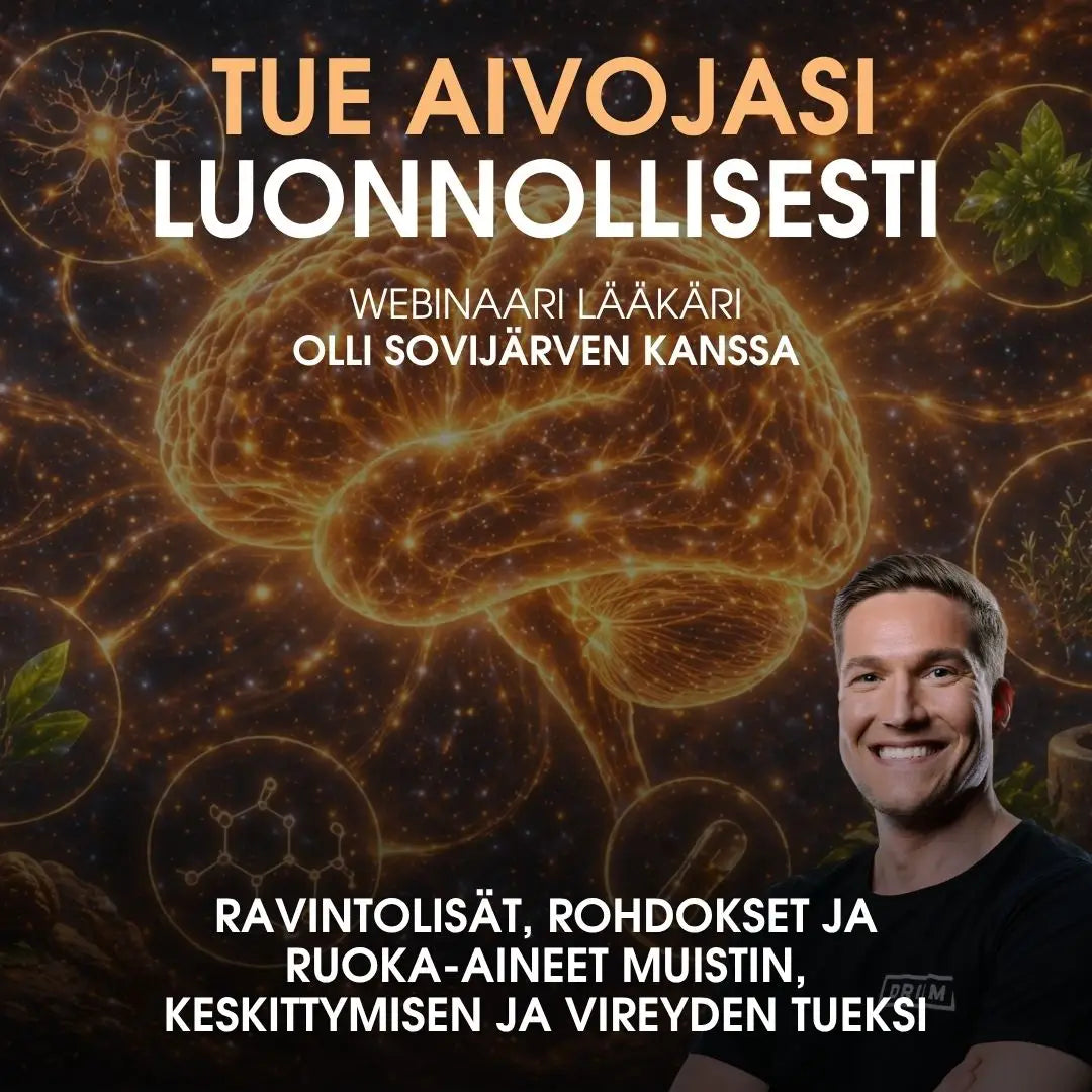 Tue aivojasi luonnollisesti: ravintolisät rohdokset ja
